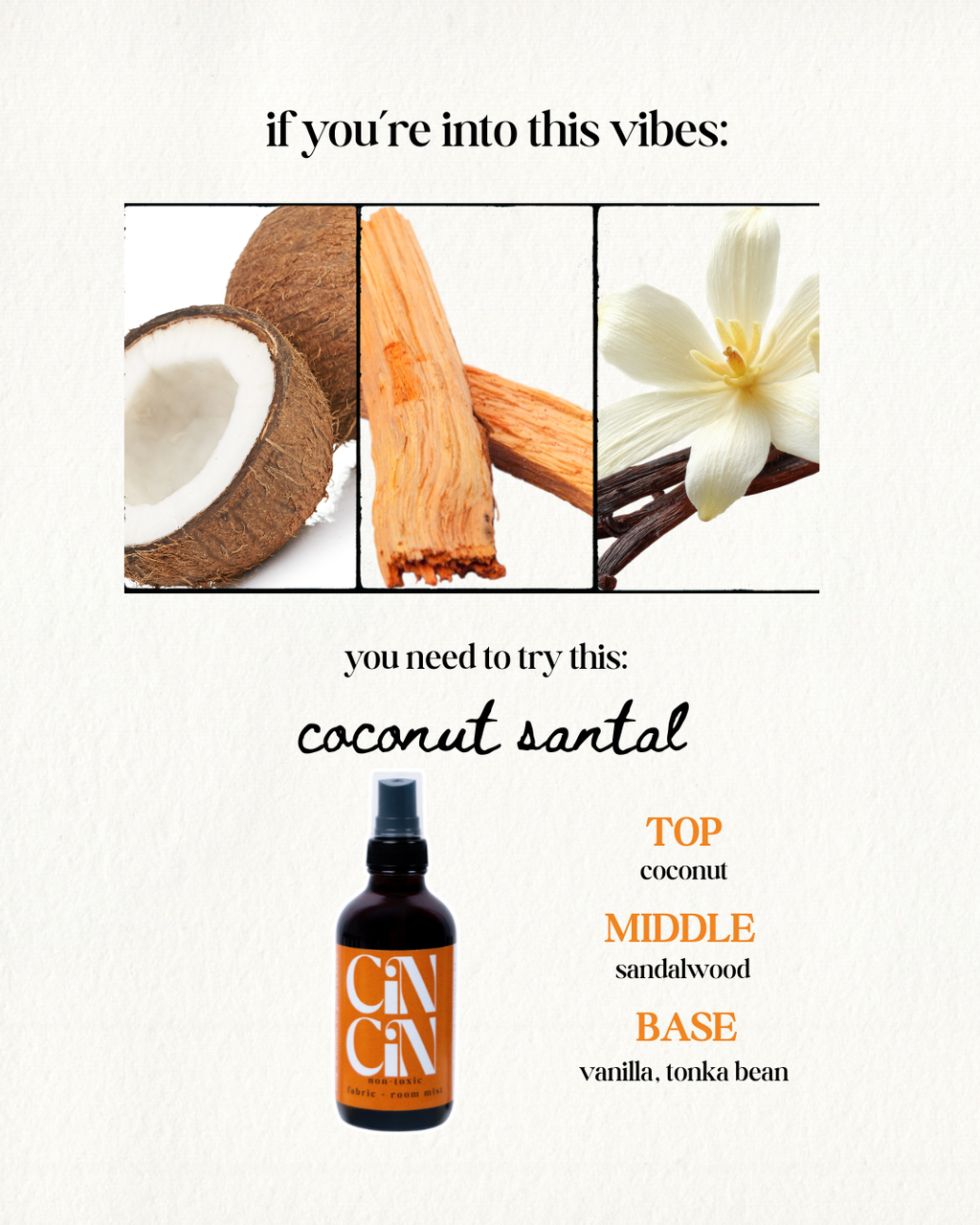 coconut santal room & fabric mist