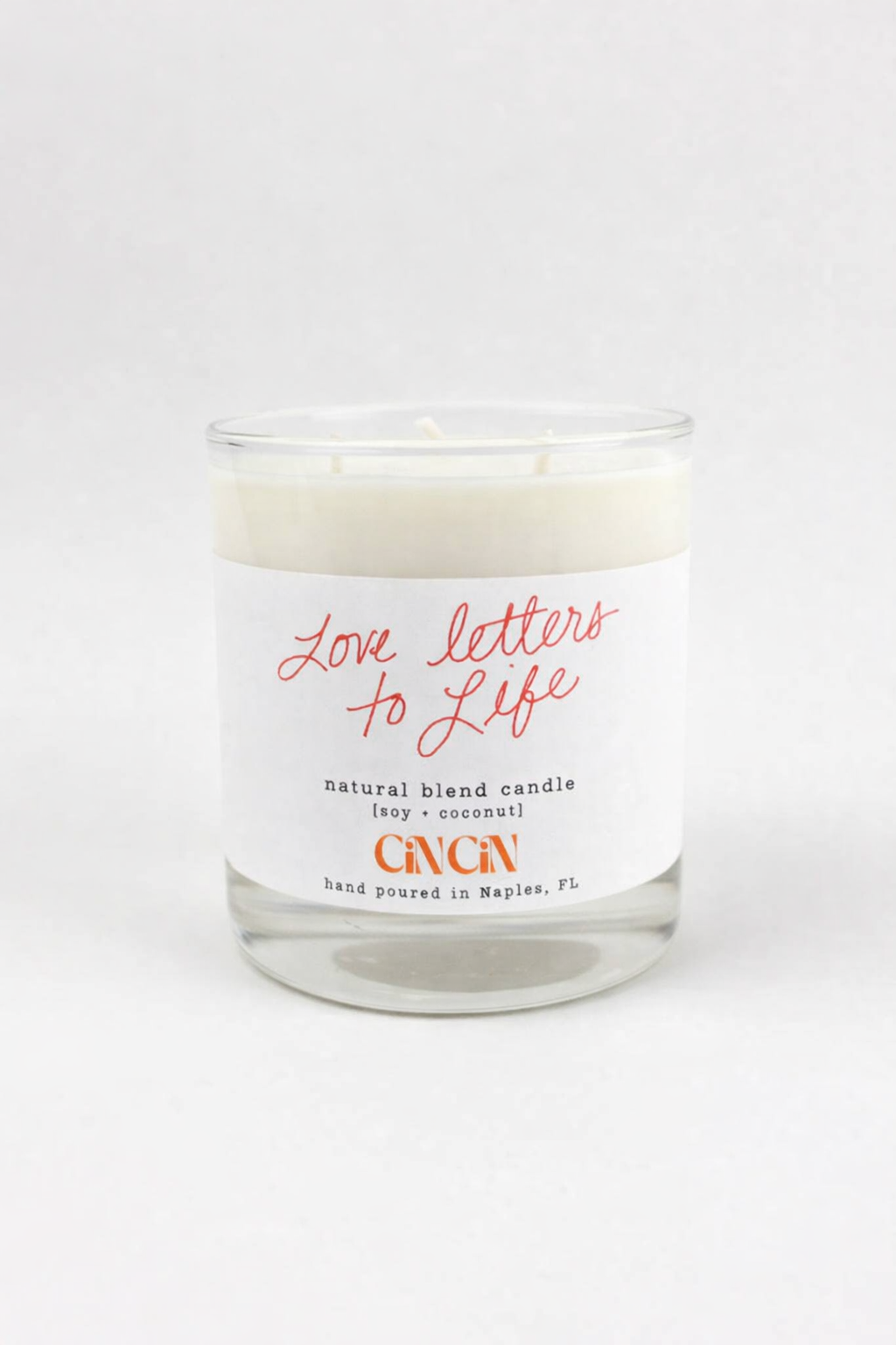 love letters to life candle