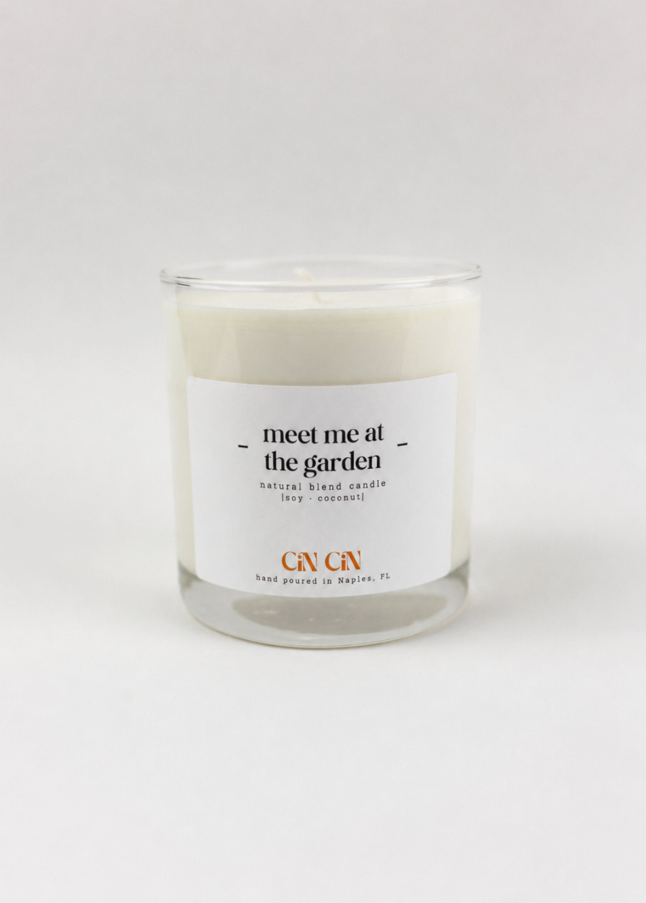 meet me at the garden candle *pre-order*